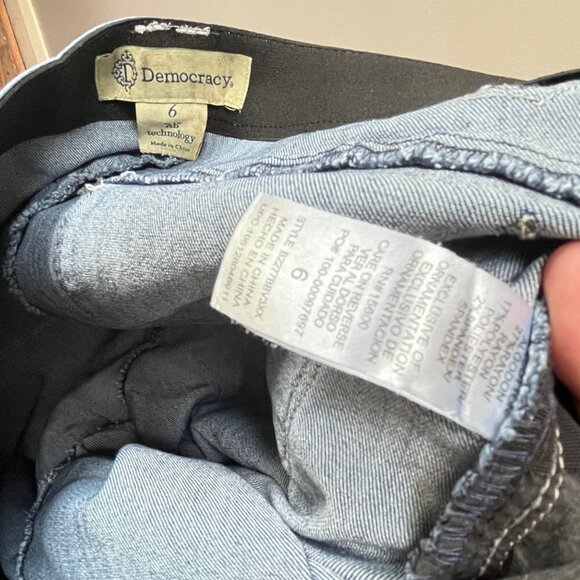 Democracy Ab‎ Technology Skyrise Ankle Skimmer  Jeans, Size 6 - Picture 5 of 5